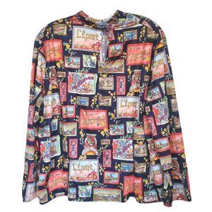 Vintage 1970s French Picture Frames Shirt 2XL
